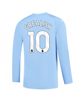 Billige Manchester City Jack Grealish #10 Hjemmedrakt 2023-24 Langermet